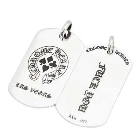 CHROME HEARTS(クロムハーツ) ホースシュースーツFUCK YOU ドッグタグ ラスベガス限定