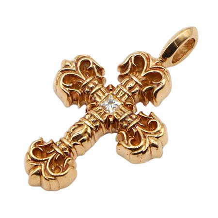 CHROME HEARTS(クロムハーツ) フィリグリークロスチャーム with ダイヤモンド 22K