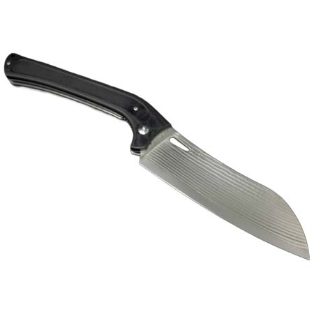 佐治 武士(サジタケシ) フォールディング 三徳 「粉末ダマスカス鋼」「G-10」包丁