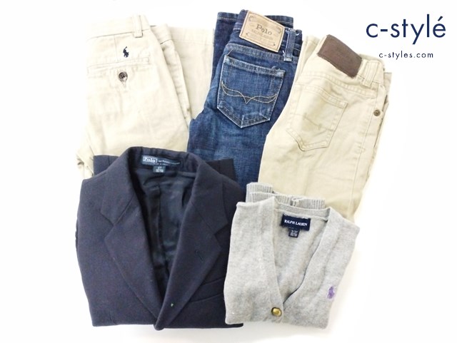POLO RALPH LAUREN ポロラルフローレン ブレザー カーディガン パンツ 3T 4T キッズ 男の子 女の子 計5点