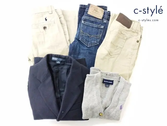 POLO RALPH LAUREN ポロラルフローレン ブレザー カーディガン パンツ 3T 4T キッズ 男の子 女の子 計5点