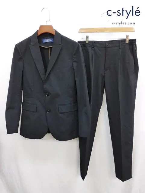 nano universe ナノユニバース スーツ M ブラック Damerino セットアップ 2B
