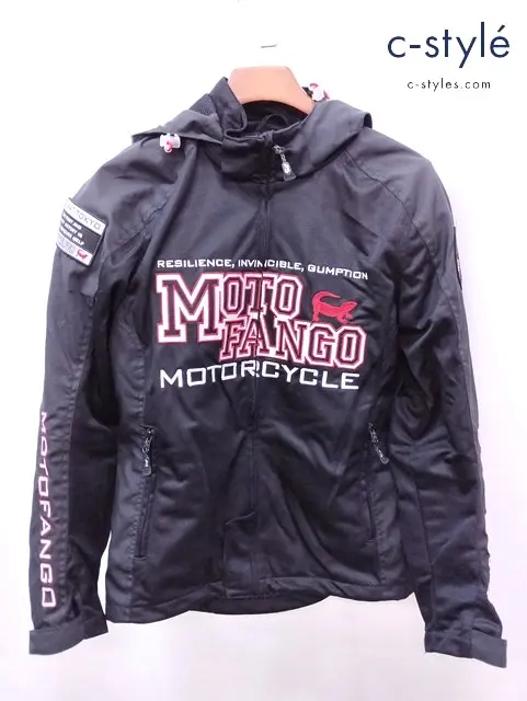 KOMINE コミネ ハーフメッシュパーカ M ブラック 17-004