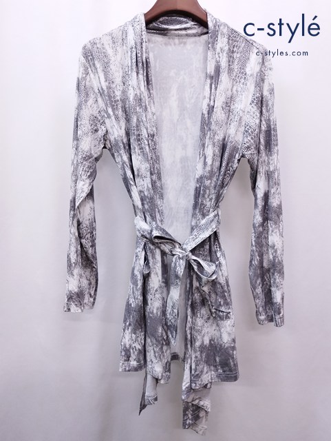 Tornado Mart トルネードマート カーディガン L マルチカラー パイソン柄