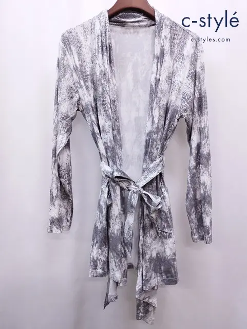 Tornado Mart トルネードマート カーディガン L マルチカラー パイソン柄