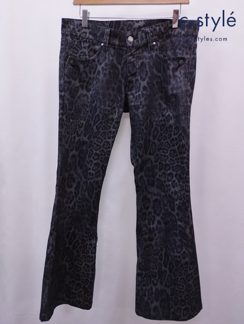 Tornado Mart トルネードマート パンツ L グレー系×ブラック ヒョウ柄 レオパード柄