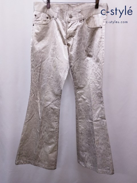 Tornado Mart トルネードマート パンツ L ホワイト系 ヒョウ柄 レオパード柄