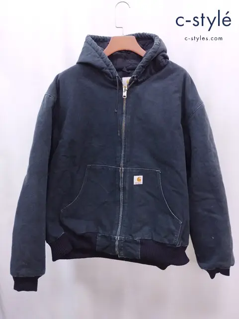 Carhartt カーハート アクティブジャケット 2XL ブラック フード ジップアップ