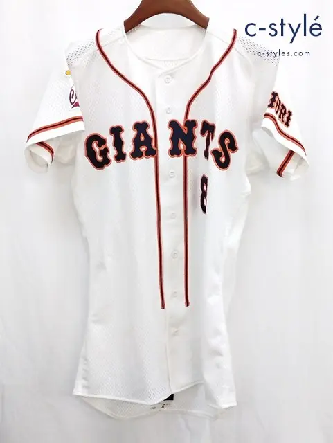 DESCENTE 読売ジャイアンツ ユニホーム L ホワイト 巨人 原辰徳 背番号8 1995年プロコレクション プロ野球