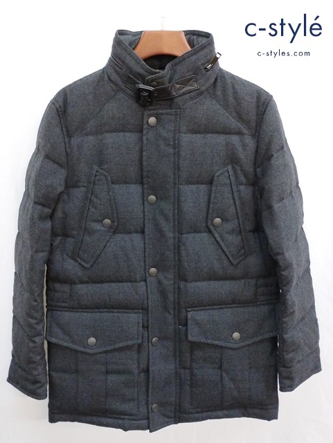 BURBERRY LONDON バーバリーロンドン ウールダウンジャケット M グレー A1F64-632-08