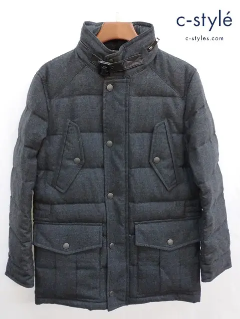 BURBERRY LONDON バーバリーロンドン ウールダウンジャケット M グレー A1F64-632-08