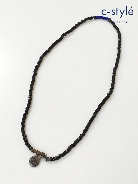 STUSSY ステューシー ビーズネックレス ブラック アクセサリー