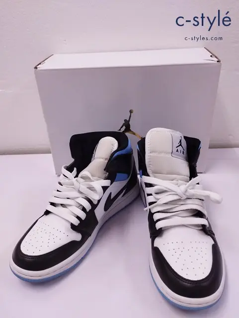 NIKE ナイキ スニーカー 24cm ブルー×ブラック ハイカット BQ6472-102 レディース