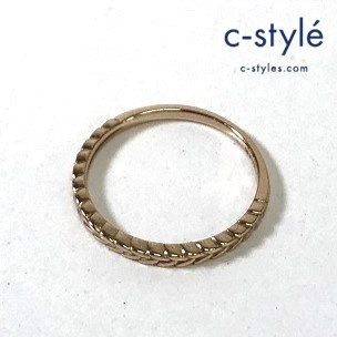 ヴァンドーム青山 K18 ヴィーナステンプル リング ゴールド系 総重量 約1.65g