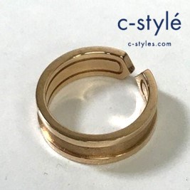 CARTIER カルティエ C2リング 750 K18 ゴールド系 総重量 約7.64g アクセサリー