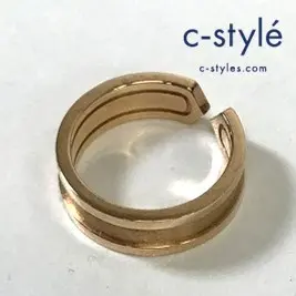 CARTIER カルティエ C2リング 750 K18 ゴールド系 総重量 約7.64g アクセサリー