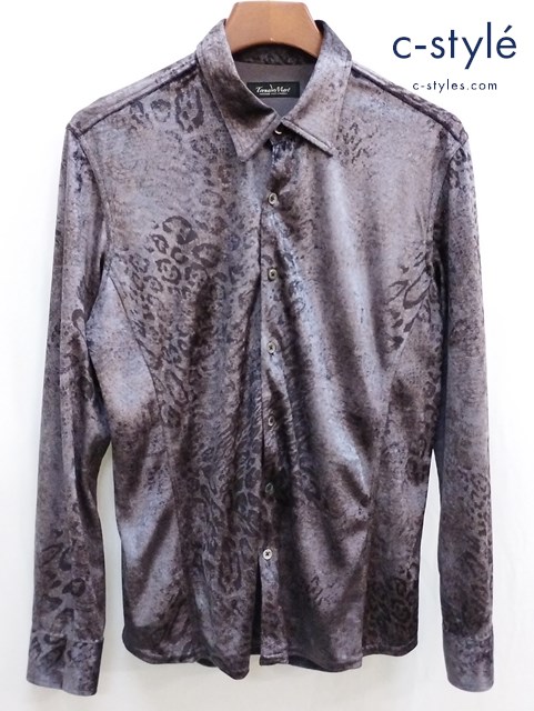 Tornado Mart トルネードマート シャツ LL グレー TSH-5612 ベルベット生地