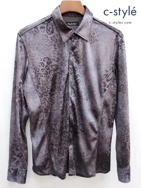 Tornado Mart トルネードマート シャツ LL グレー TSH-5612 ベルベット生地