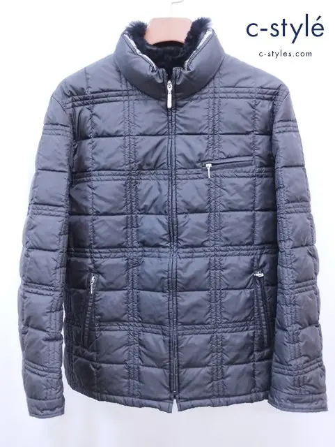 BURBERRY BLACK LABEL キルティングダウンジャケット L ブラック BMP11-900-09