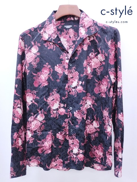 TORNADO MART トルネードマート 長袖シャツ L ブラック×レッド系