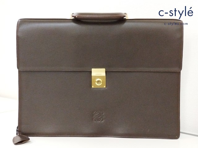 LOEWE ロエベ ブリーフケース ビジネスバッグ ブラウン