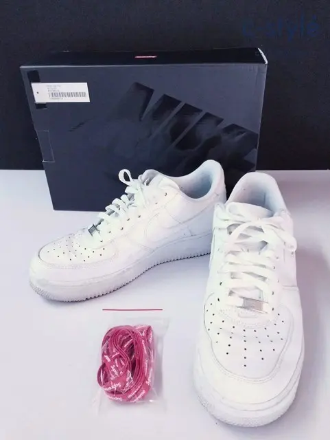 NIKE×Supreme ナイキ × シュプリーム スニーカー 27.0cm ホワイト AIR FORCE 1 LOW CU9225-100
