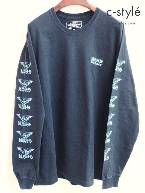 NEIGHBORHOOD ネイバーフッド 長袖Tシャツ L ブラック NO MERCY-2 綿100％