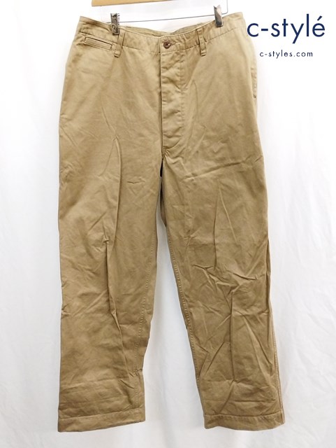 Nigel Cabourn ナイジェルケーボン パンツ 34 ベージュ NEW BASIC CHINO PANT 8046-00-50020