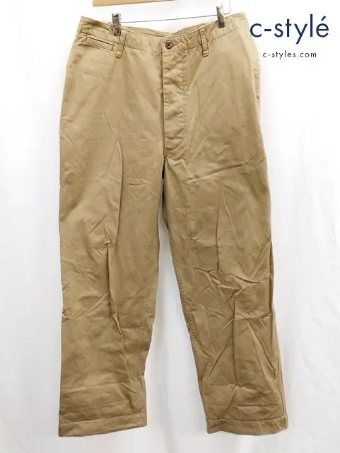 Nigel Cabourn ナイジェルケーボン パンツ 34 ベージュ NEW BASIC CHINO PANT 8046-00-50020