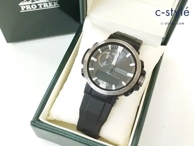 CASIO カシオ 腕時計 ブラック PROTREK プロトレック 5578 電波ソーラー