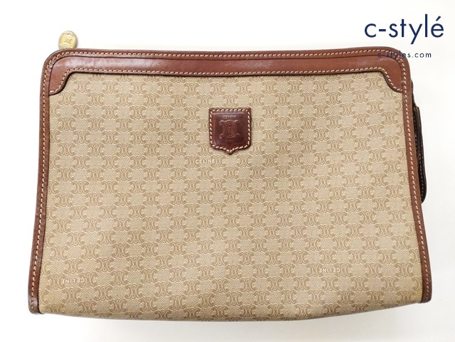 CELINE セリーヌ クラッチバッグ ブラウン イタリア製