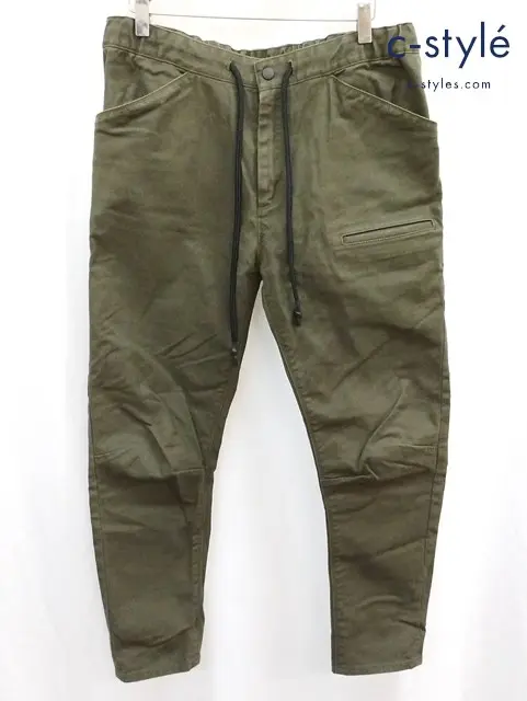ripvanwinkle リップヴァンウィンクル イージーパンツ 5 カーキ RB-212
