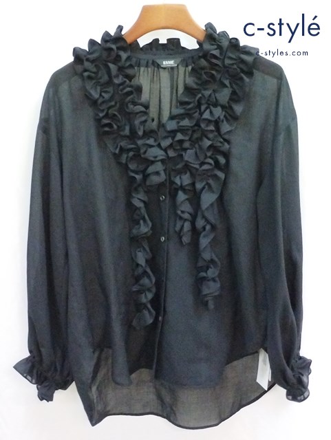 JOURNAL STANDARD L’ESSAGE ジャーナルスタンダード レサージュ ブラウス F ブラック レディース