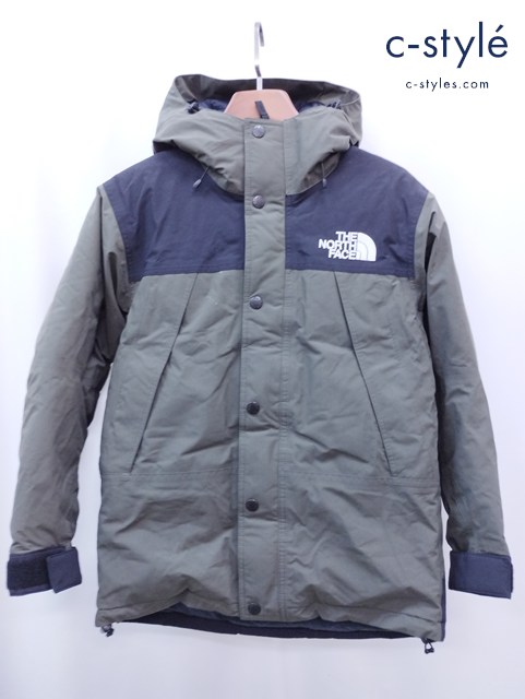 THE NORTH FACE ザノースフェイス ダウンジャケット XS カーキ×ブラック ND92237 GORE=TEX
