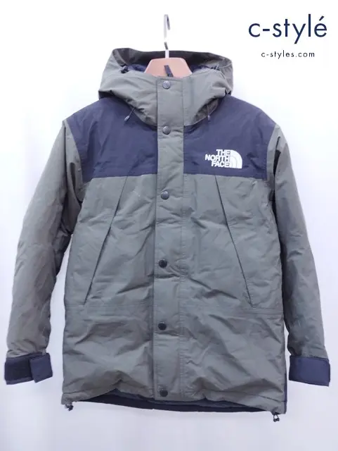 THE NORTH FACE ザノースフェイス ダウンジャケット XS カーキ×ブラック ND92237 GORE=TEX