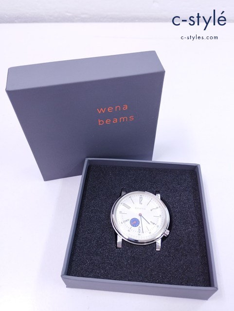 wena × BEAMS ウェナ×ビームス 腕時計 シルバー WNW-HT22 クウォーツ