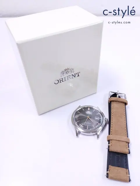 ORIENT オリエント 腕時計 シルバー×ブラック SAC08003A0 バンビーノ 自動巻き