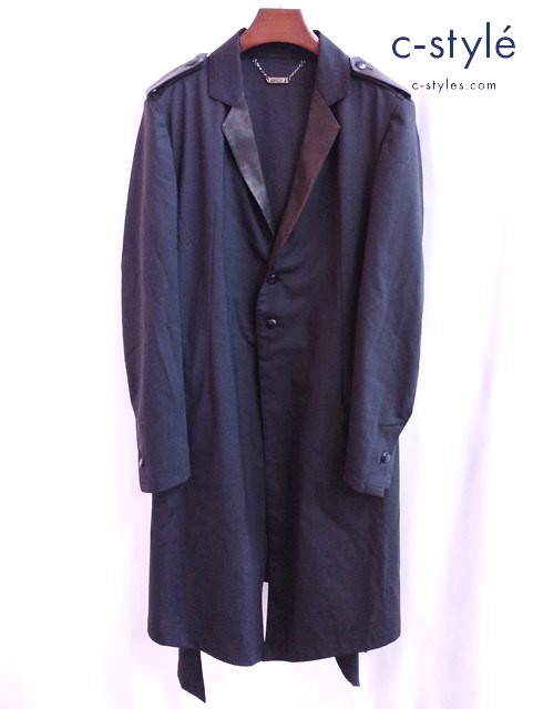 kiryuyrik キリュウキリュウ ジャケット XL ブラック Leather Combi Flare Jacket KO-HJ38-103