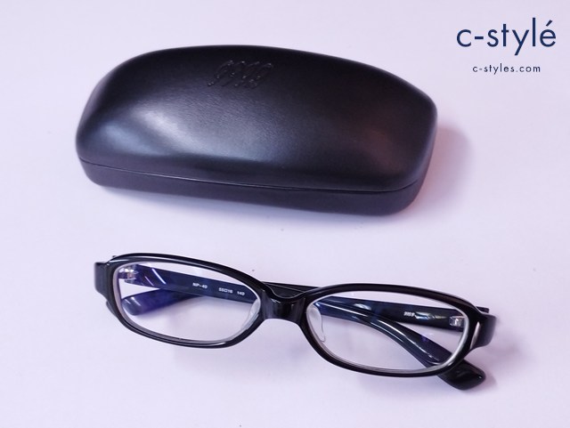 999.9 フォーナインズ メガネ 55□16 140 ブラック NP-40 度入り