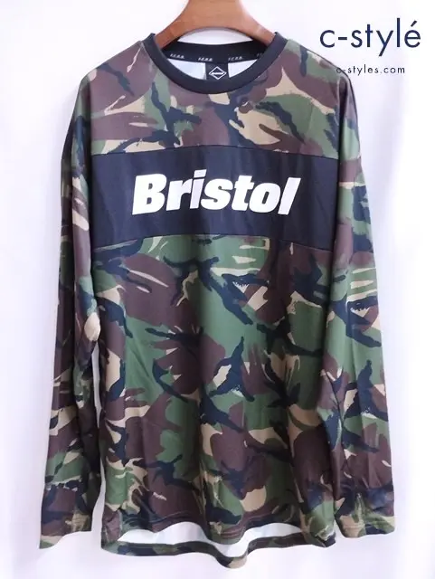 F.C.Real Bristol エフシーレアルブリストル 長袖Ｔシャツ XL マルチカラー L.S TOP TOUR TEE 迷彩柄