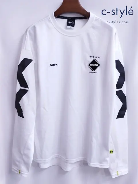 F.C.Real Bristol エフシーレアルブリストル長袖Ｔシャツ M ホワイト GAME SHIRT