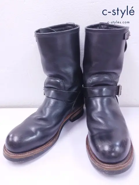 RED WING レッドウィング エンジニアブーツ 9 1/2 ブラック 2268 PT99 レザー USA製