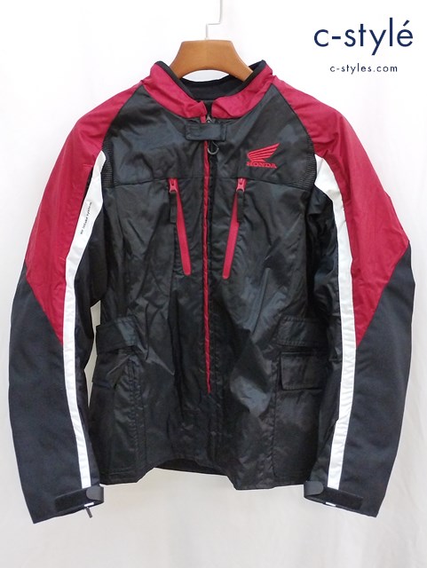 Honda ホンダ ジャケット L ブラック×レッド OGエアインテークミドルジャケット