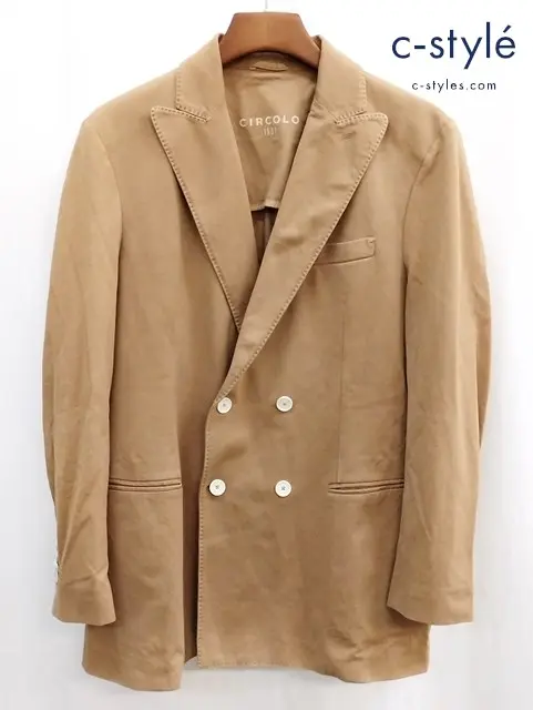 CIRCOLO 1901 チルコロ1901 ジャケット 52 キャメル系