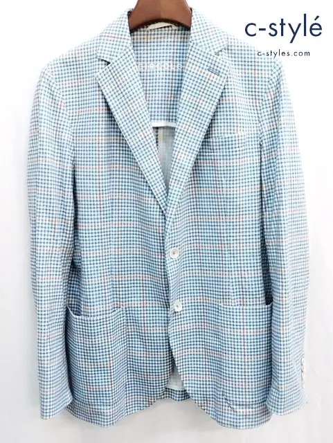 CIRCOLO 1901 チルコロ1901 ジャケット 50 マルチカラー コットンジャージー チェック柄