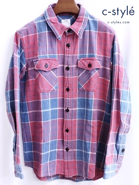 visvim ビズビム シャツ 2 マルチカラー チェック柄 綿100％ 0115205011021