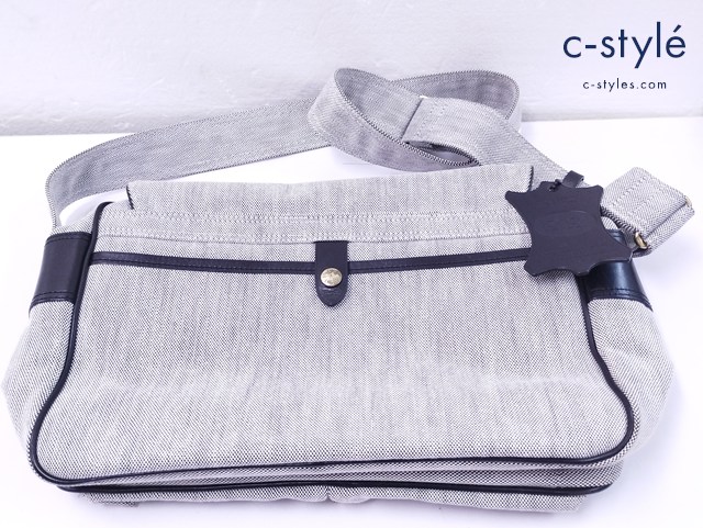 LUGGAGE LABEL ラゲッジレーベル ショルダーバッグ グレー系×ブラック 吉田カバン