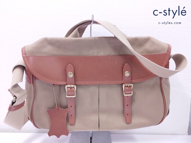 LUGGAGE LABEL ラゲッジレーベル ショルダーバッグ ベージュ×キャメル レンジ 吉田カバン