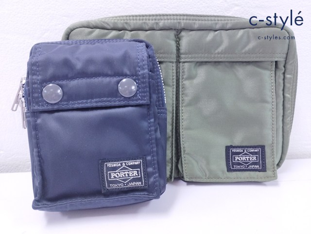 PORTER ポーター ポーチ ネイビー 手帳ケース カーキ SYSTEM BINDER タンカー 吉田カバン