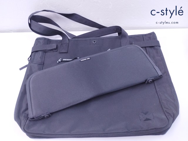 LUGGAGE LABEL ラゲッジレーベル ネクタイケース トートバッグ 10thアニバーサリー ブラック